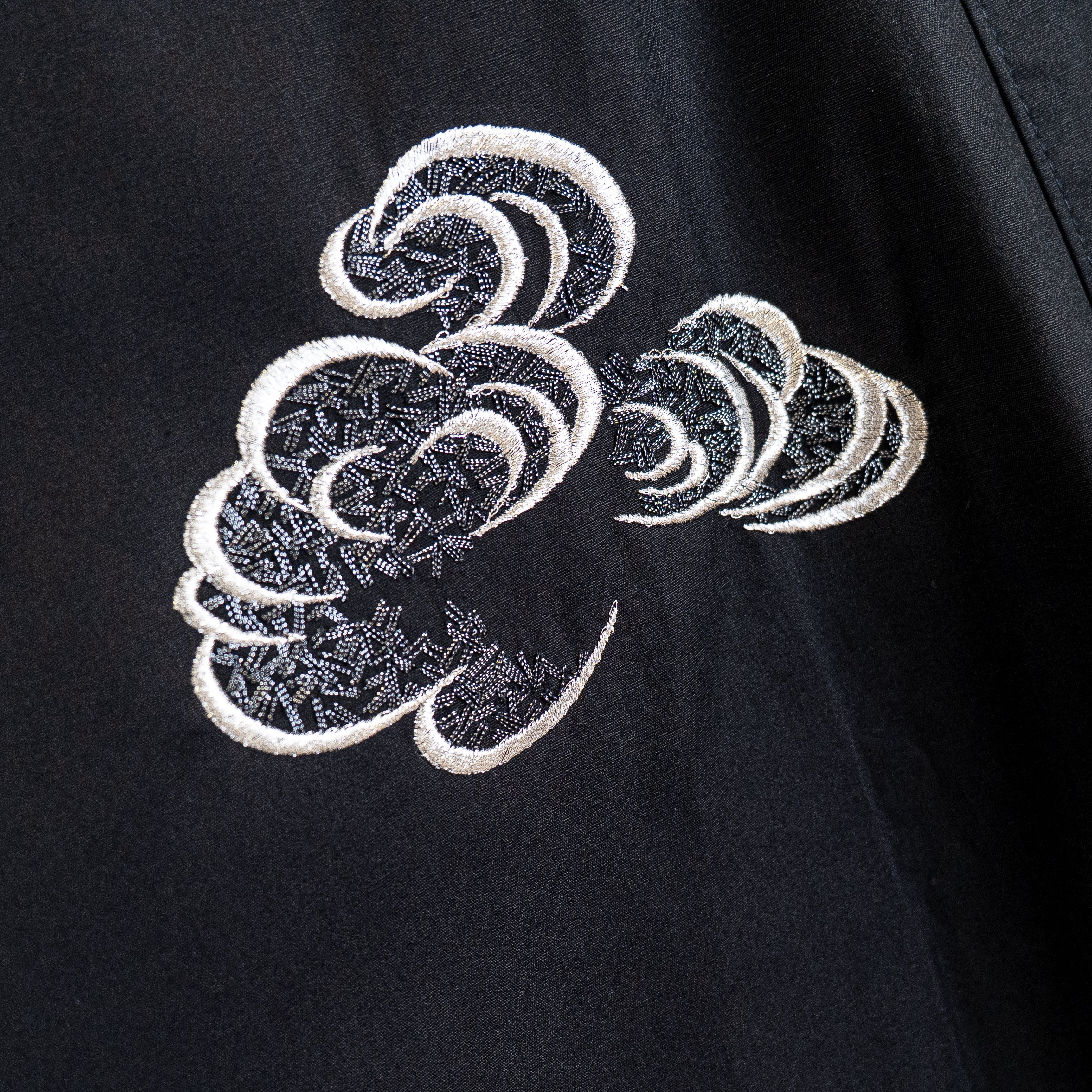 Men’s Oversized Happi Kimono – Embroidered Dragon