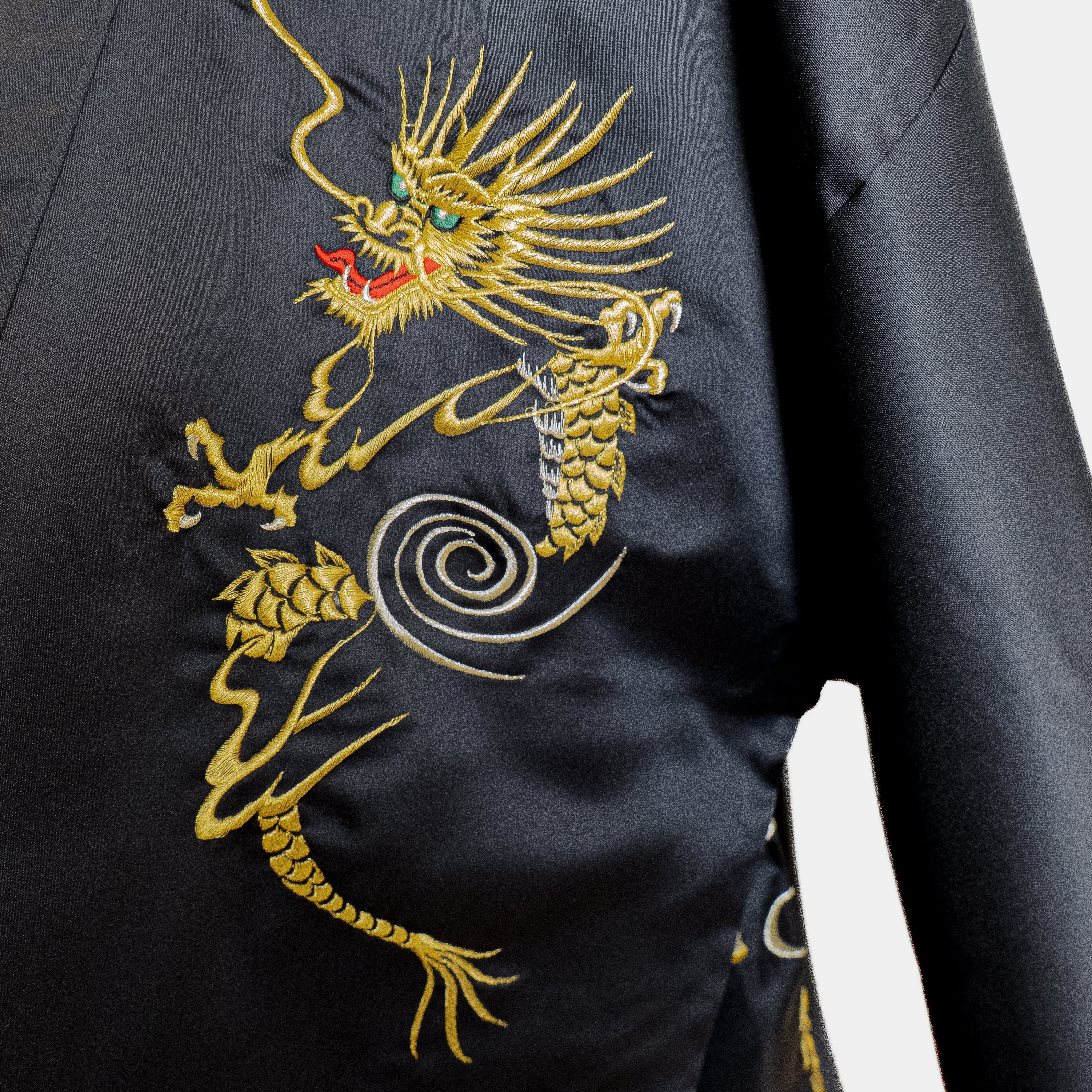 Men’s Oversized Happi Kimono – Golden Dragon