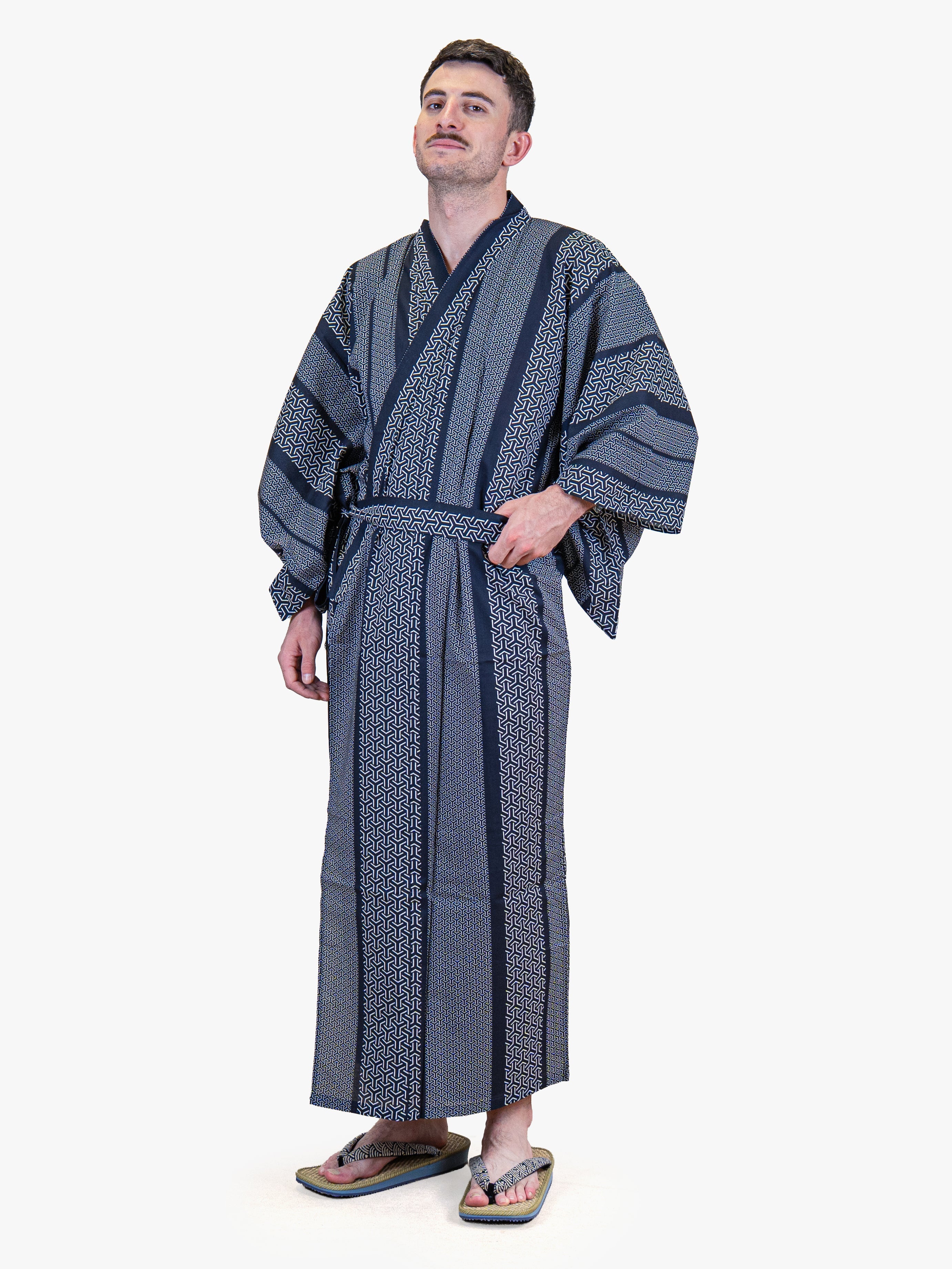 Men’s Yukata Kimono – Kumi-Kikkō S