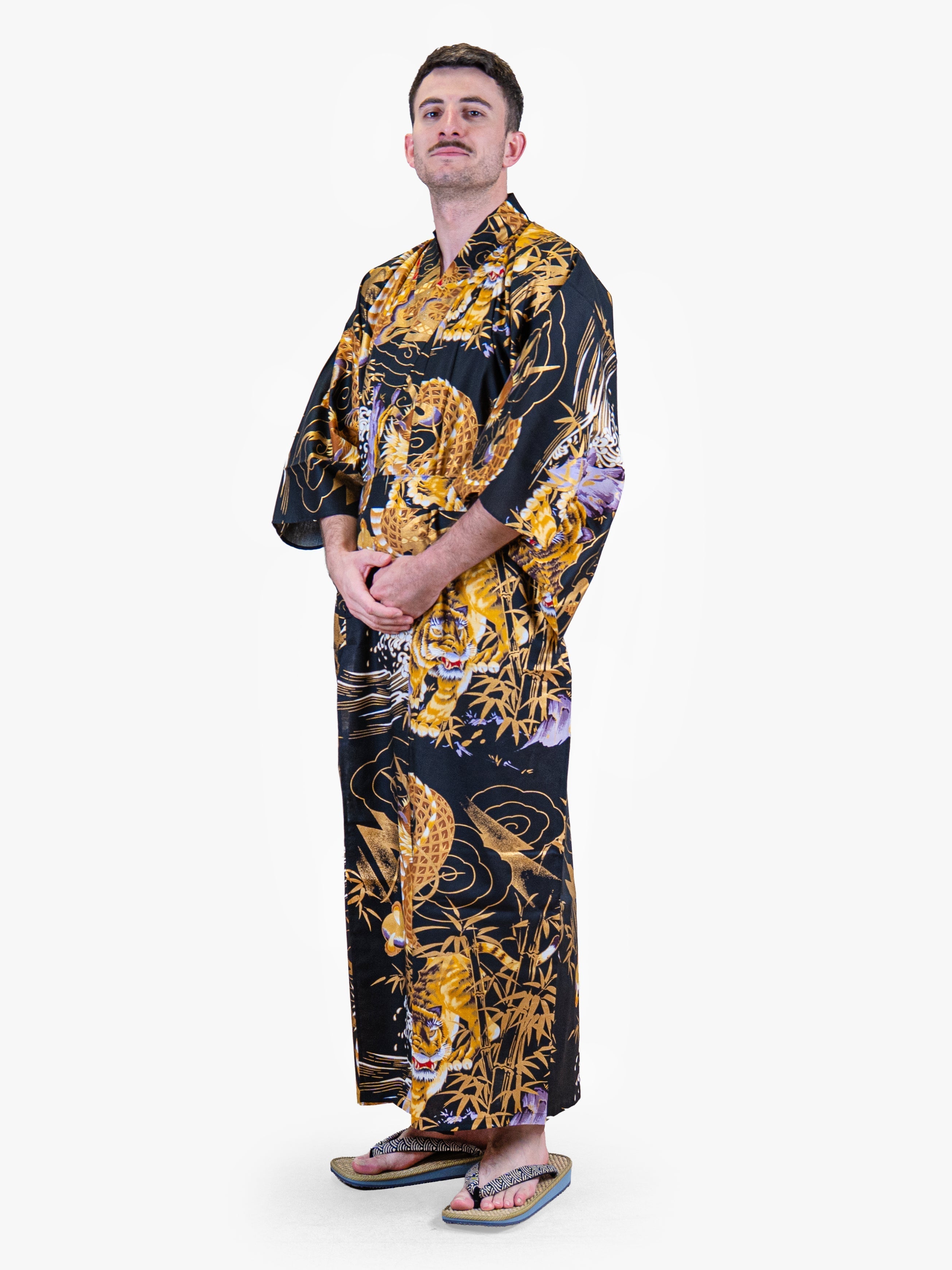 Men’s Yukata Kimono – Ryū Tora S