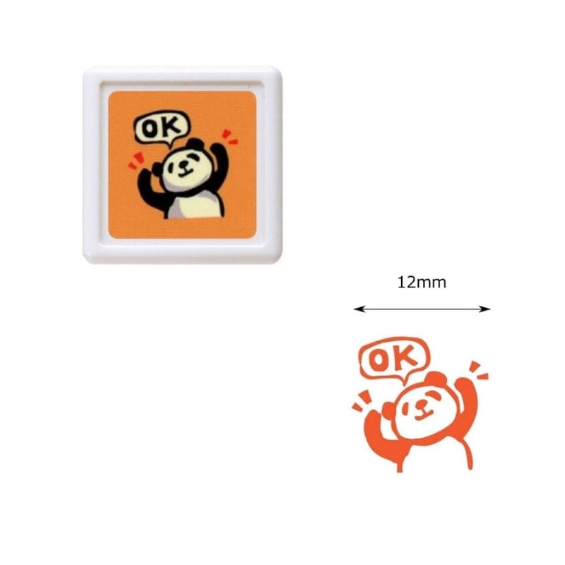 Mini Japanese Stamp - Panda