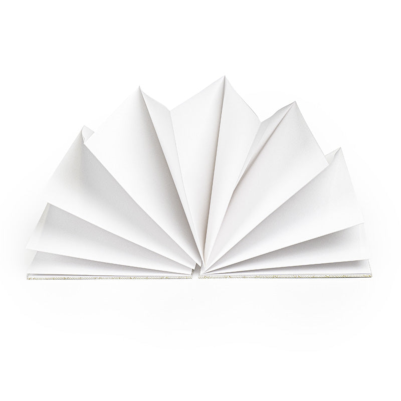 Mino Washi Goshuin Notebook - Black Waves
