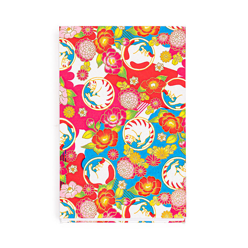 Mino Washi Goshuin Notebook - Neko