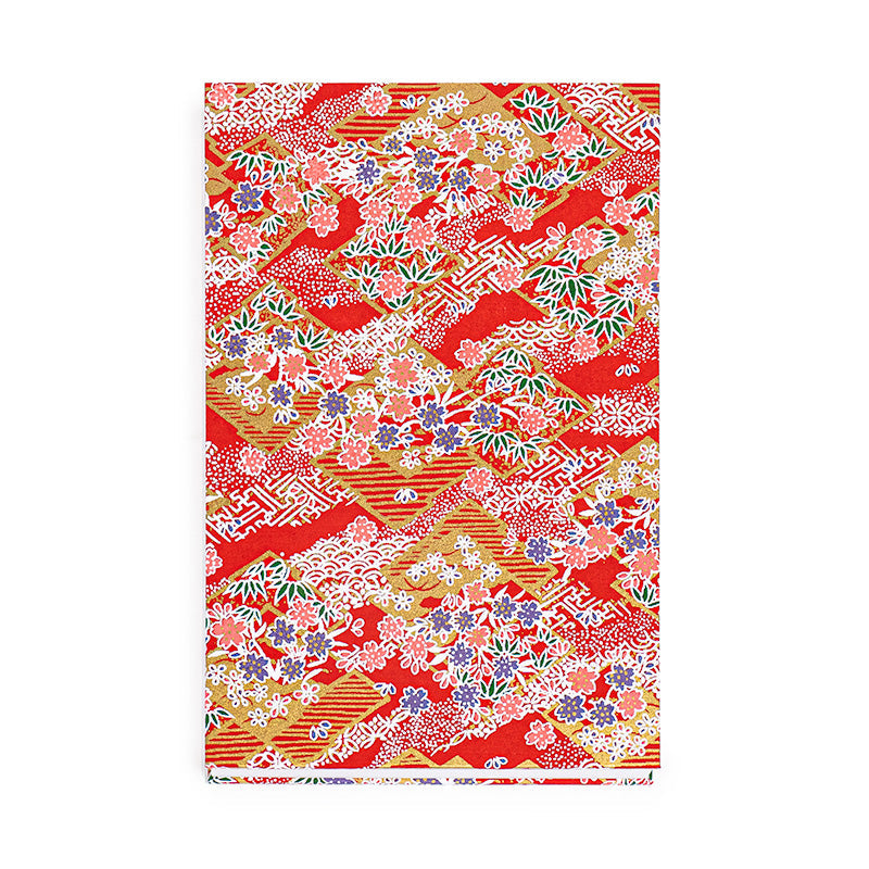 Mino Washi Goshuin Notebook - Red | Japan Avenue