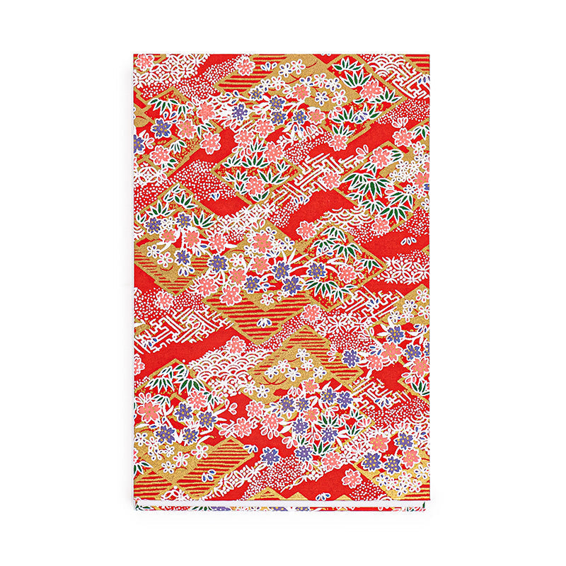 Mino Washi Goshuin Notebook - Red