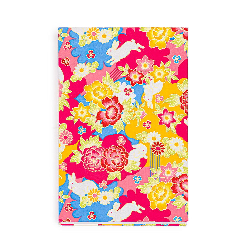 Mino Washi Goshuin Notebook - Usagi