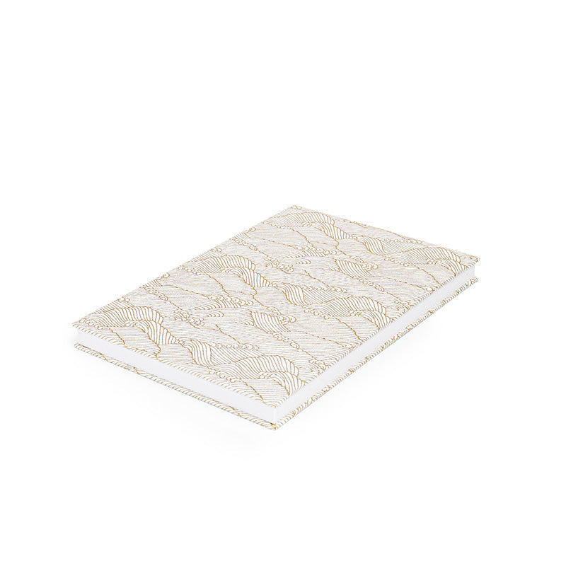 Mino Washi Goshuin Notebook - White Waves