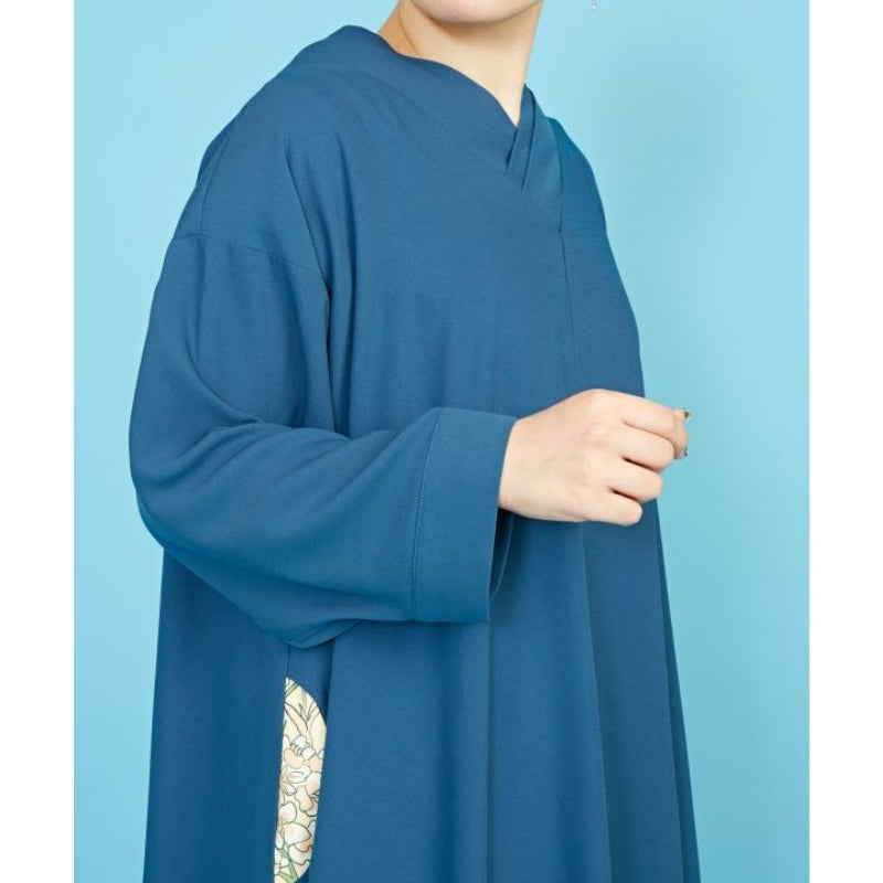 Modern Japanese Dress - Blue One Size