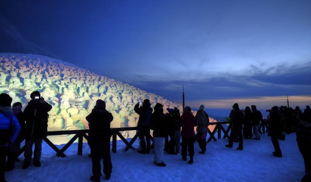 Zao snow monsters