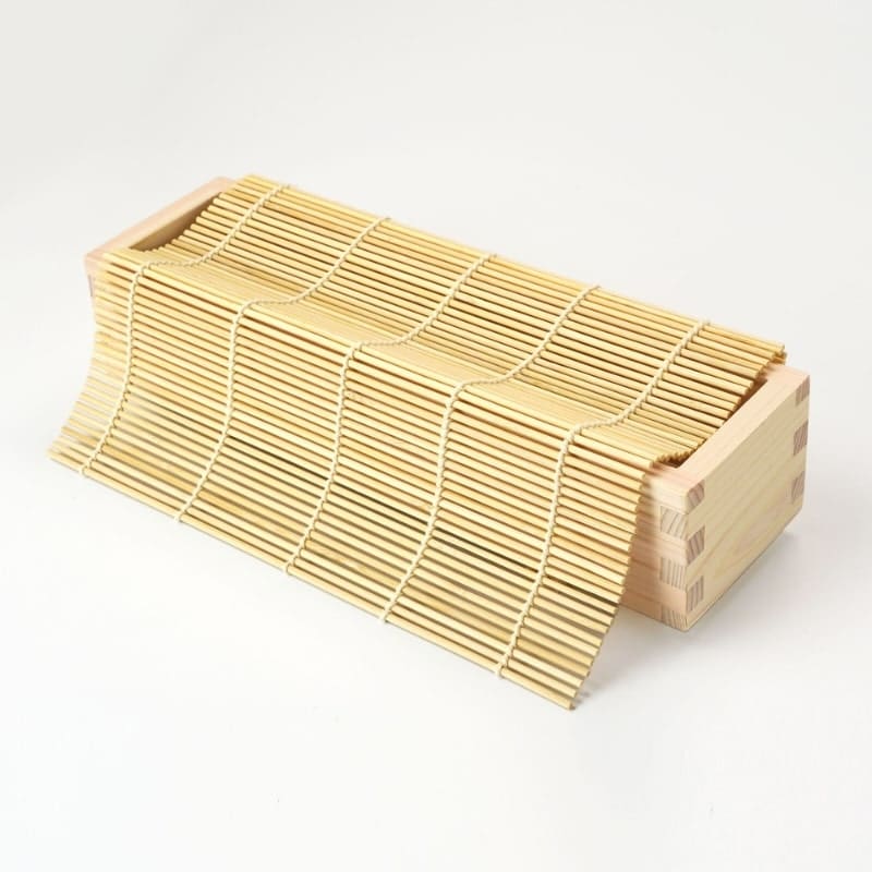 Hinoki Sushi Mold & Bamboo Mat