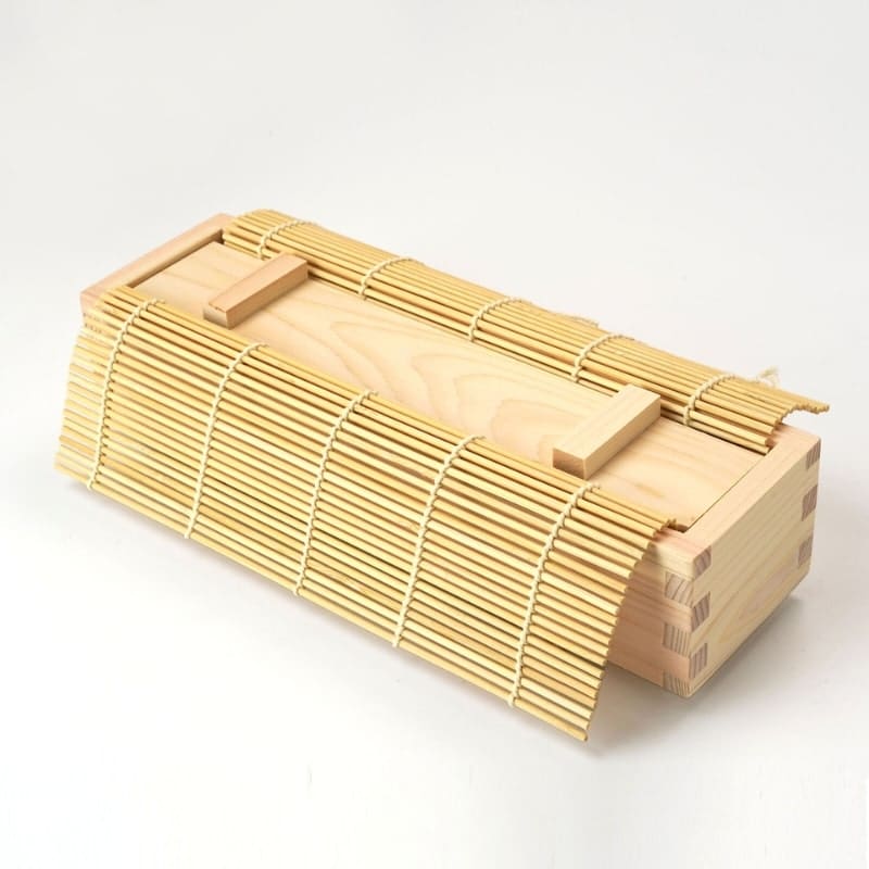 Hinoki Sushi Mold & Bamboo Mat