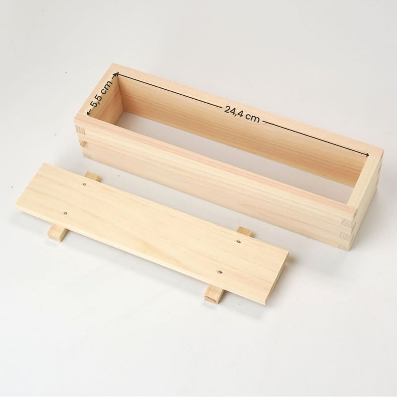 Hinoki Sushi Mold & Bamboo Mat