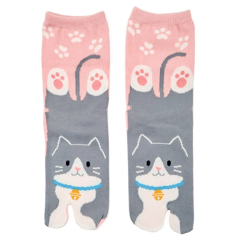 Neko Tabi Socks - 6 Pairs EU 36-40