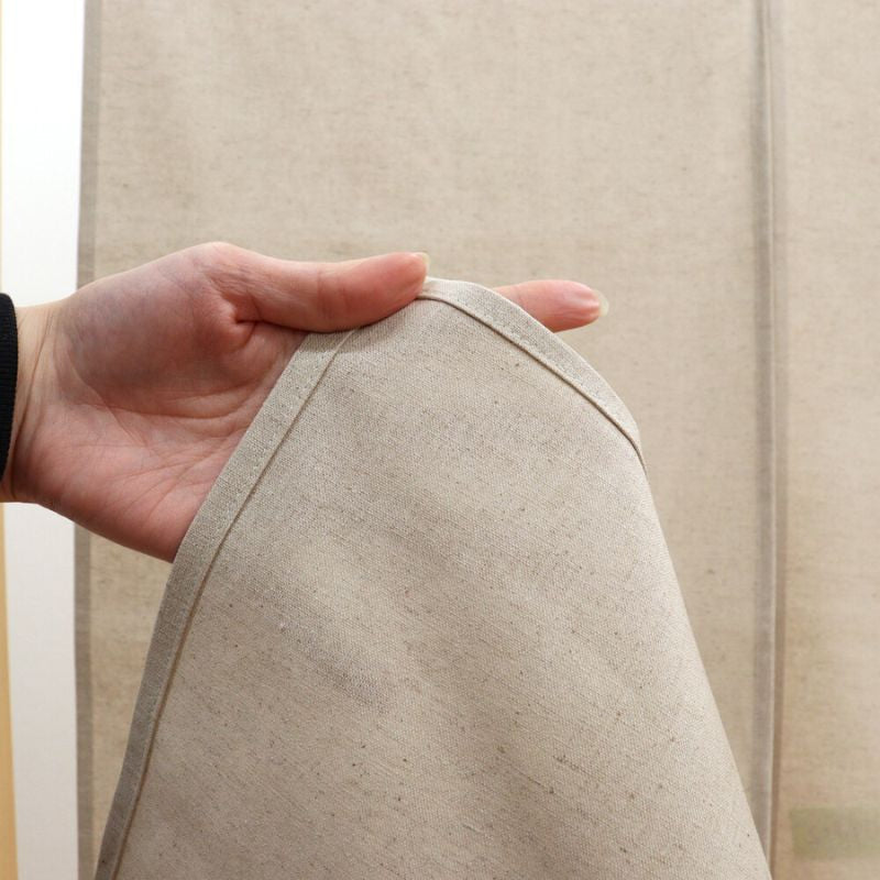 Noren Curtain - Natural linen 85 x 150 cm (33.5’’ x 59’’)