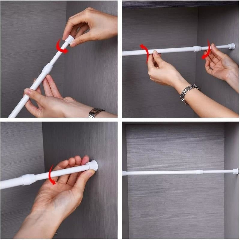 Noren Curtain Rod 40-105 cm (15.7’’ to 41.3’’)