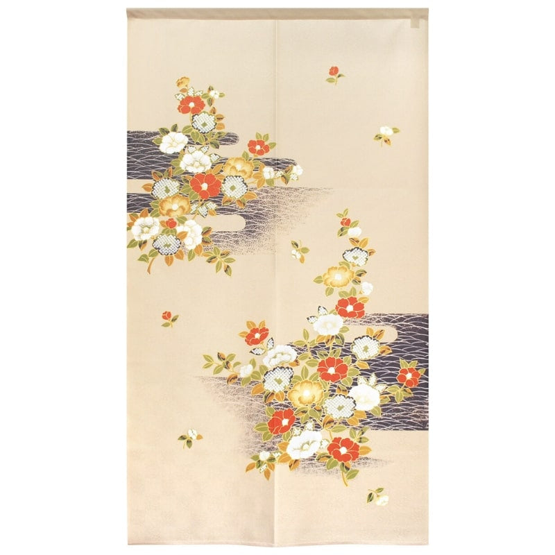 Noren Curtain - Tsubaki 85 x 150 cm (33.5’’ x 59’’)