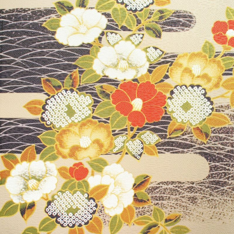 Noren Curtain - Tsubaki 85 x 150 cm (33.5’’ x 59’’)