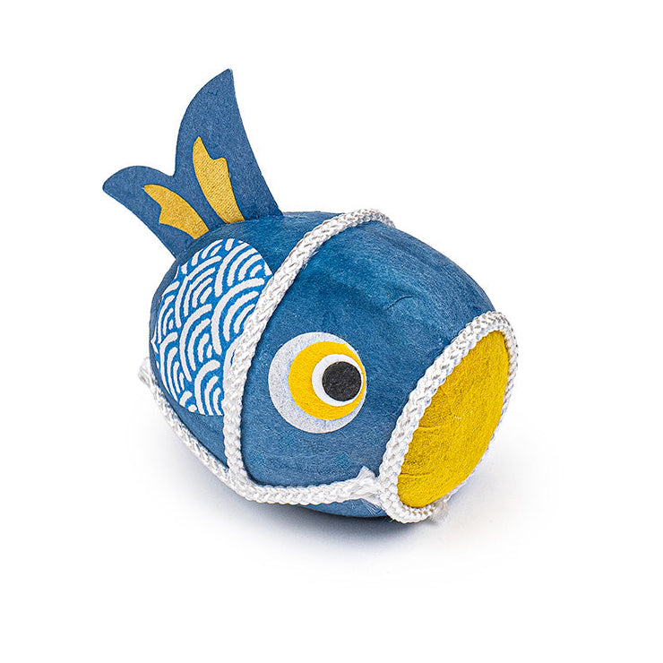 Okiagari Lucky Charm - Blue Koi