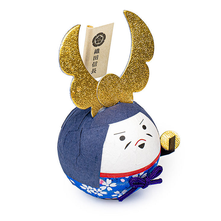 Okiagari Washi Paper Figurine - Oda Nobunaga