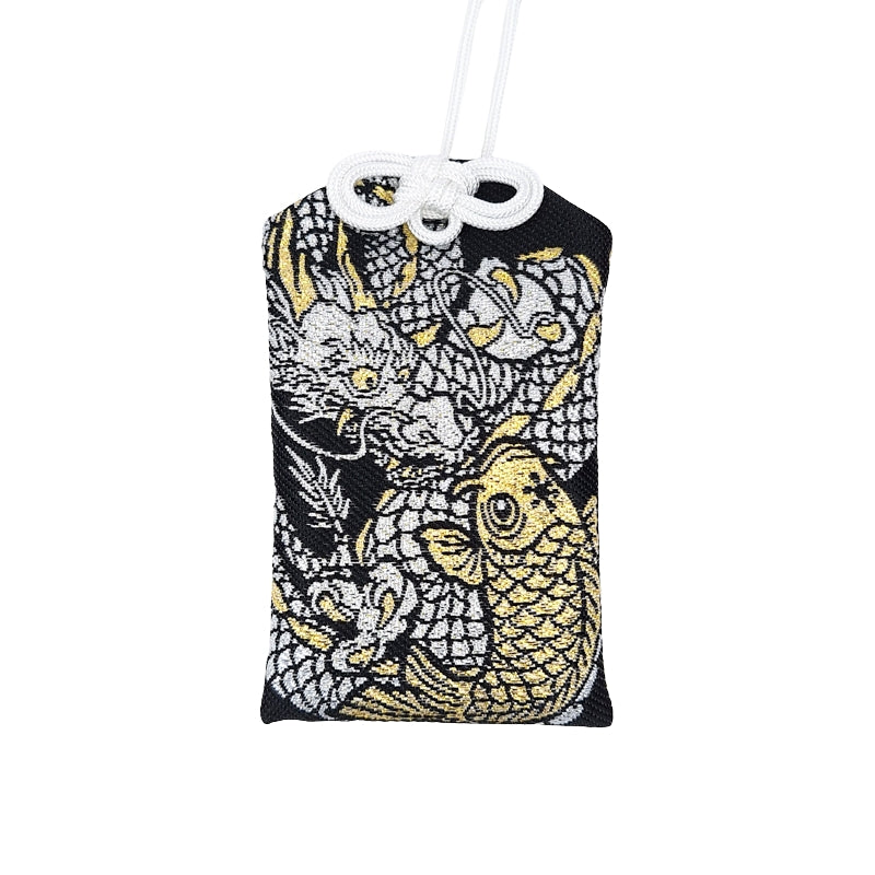 Omamori Charm – Dragon & Carp