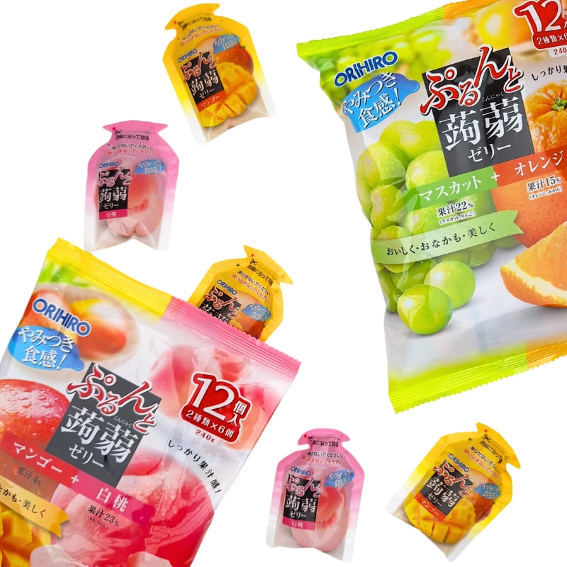 Orihiro Konjac Jelly Peach & Mango