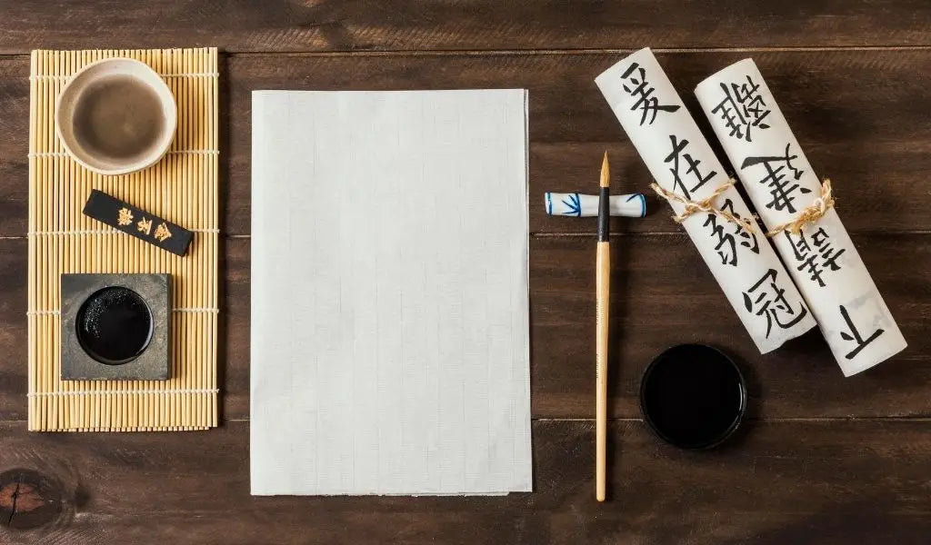 Japanese calligraphy tools