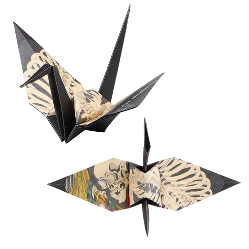 Origami Paper Folding Crane Ukiyo-e