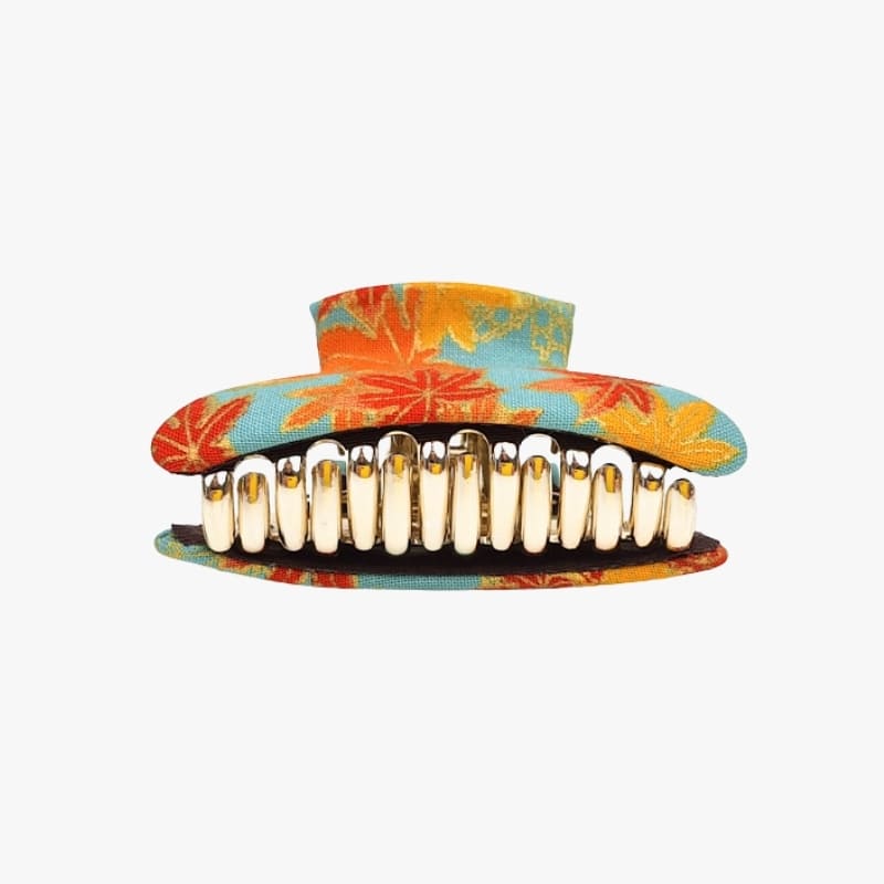 Japanese Hair Clip Momiji Fabric