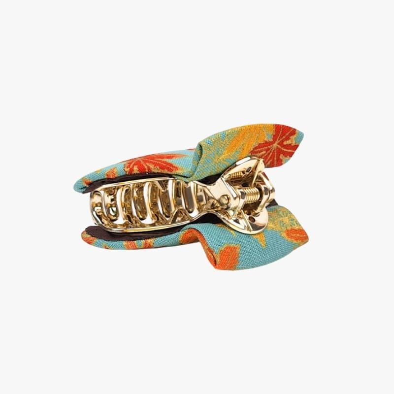 Japanese Hair Clip Momiji Fabric