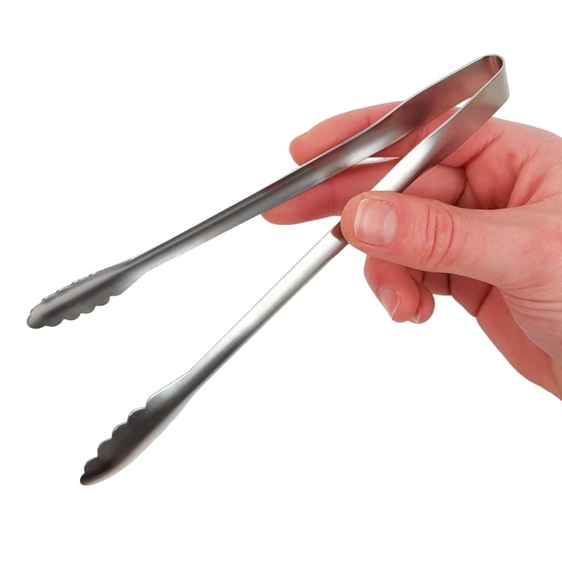 Japanese Stainless Steel Kitchen Tongs - 18 cm