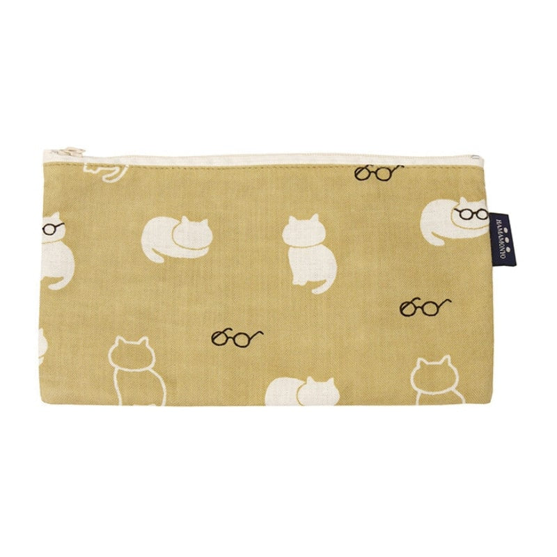 Japanese Pouch Cat Beige