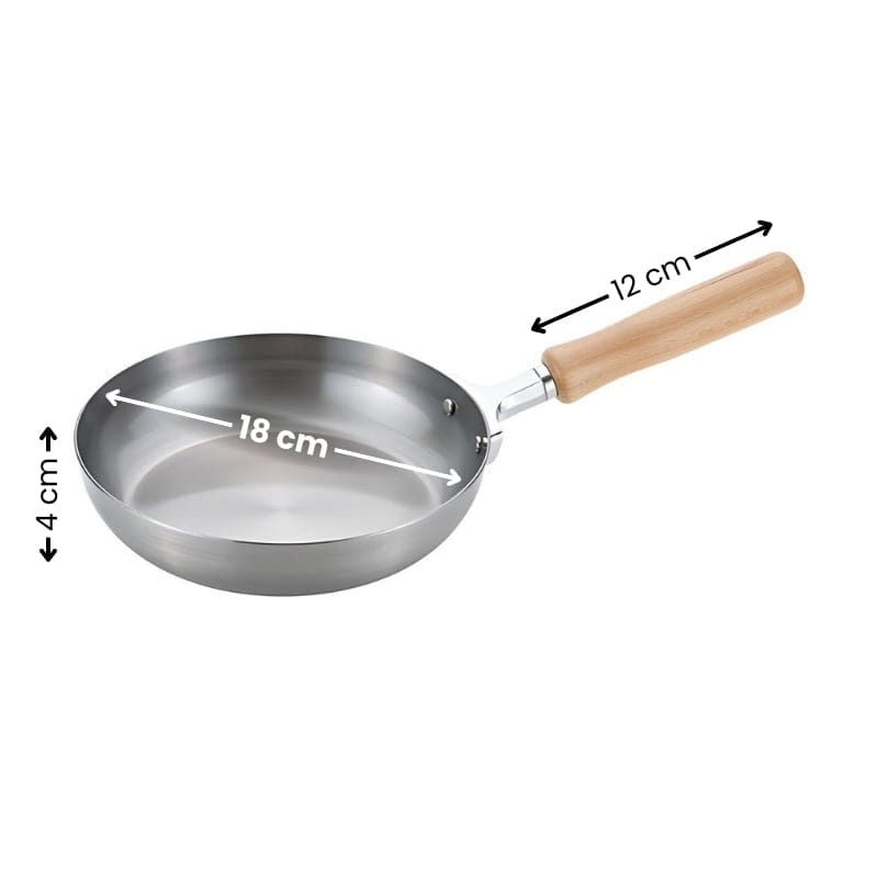 Japanese Iron Frying Pan - 18 cm