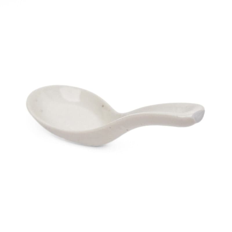 Porcelain Ramen Spoon - Kohiki White