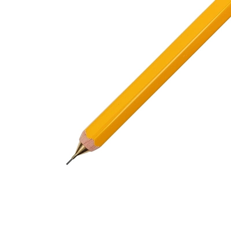 OHTO Wooden Mechanical Pencil 0.5 mm Yellow