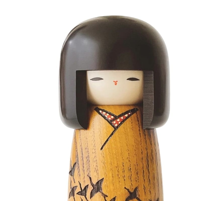 Poupée Kokeshi Tsuru no Mai