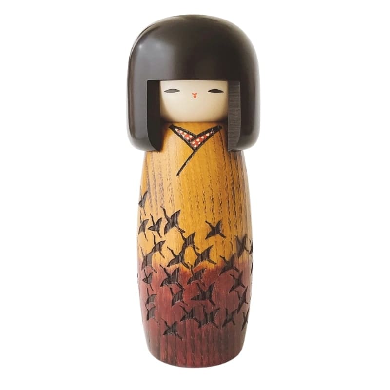 Poupée Kokeshi Tsuru no Mai