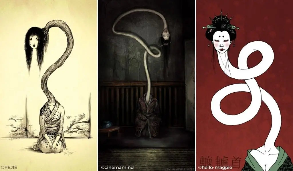 Different representations of the rokurokubi
