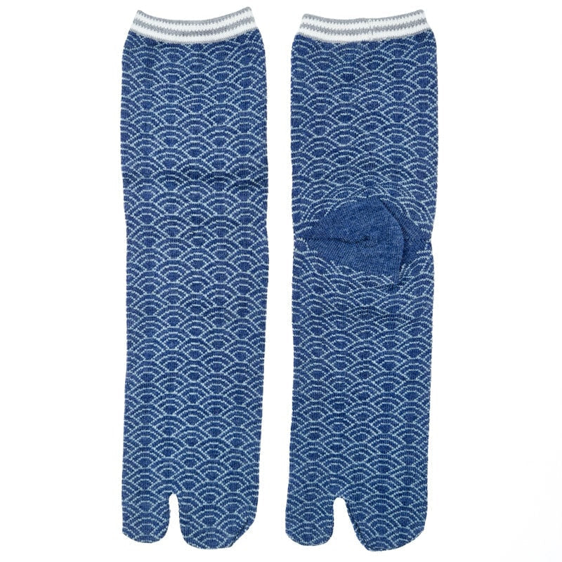 Seigaiha Tabi Socks - 6 Pairs EU 37-42