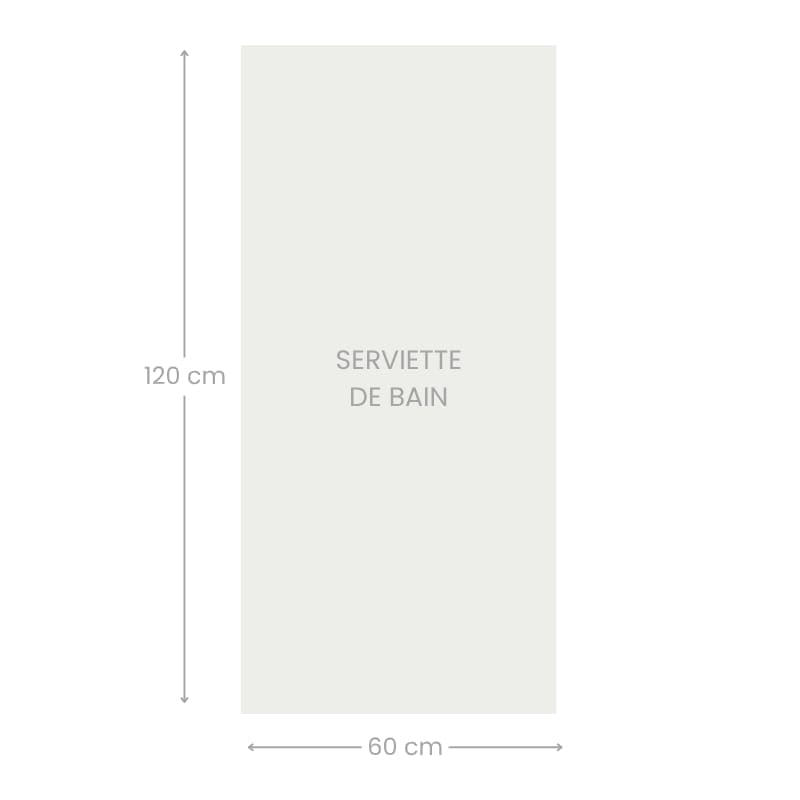 Serviette de Bain Imabari Gaze et Éponge