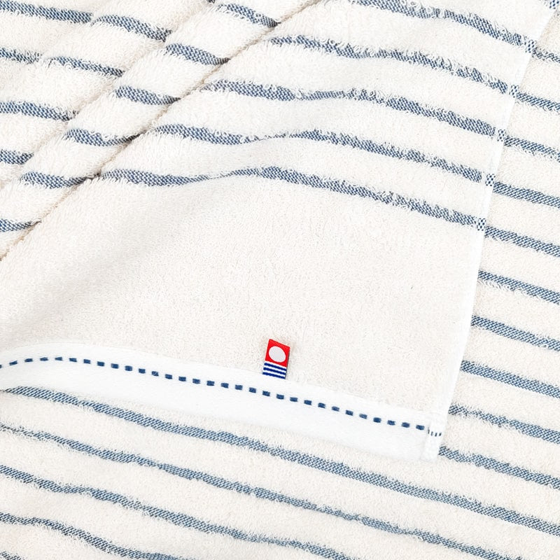 Blue Striped Japanese Towel