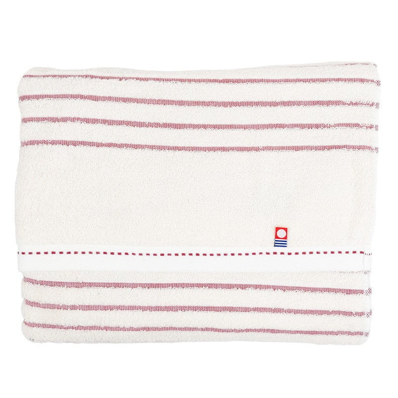 Red Stripe Japanese Towel