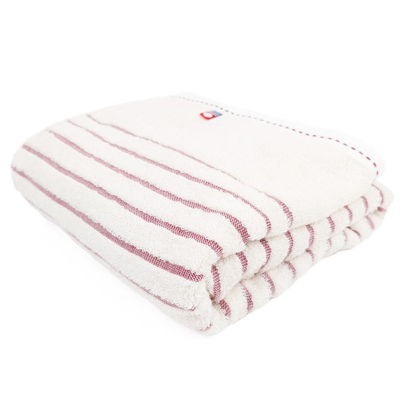 Red Stripe Japanese Towel