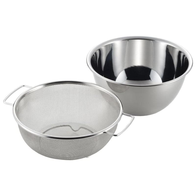 Japanese Rice Bowl & Strainer Set