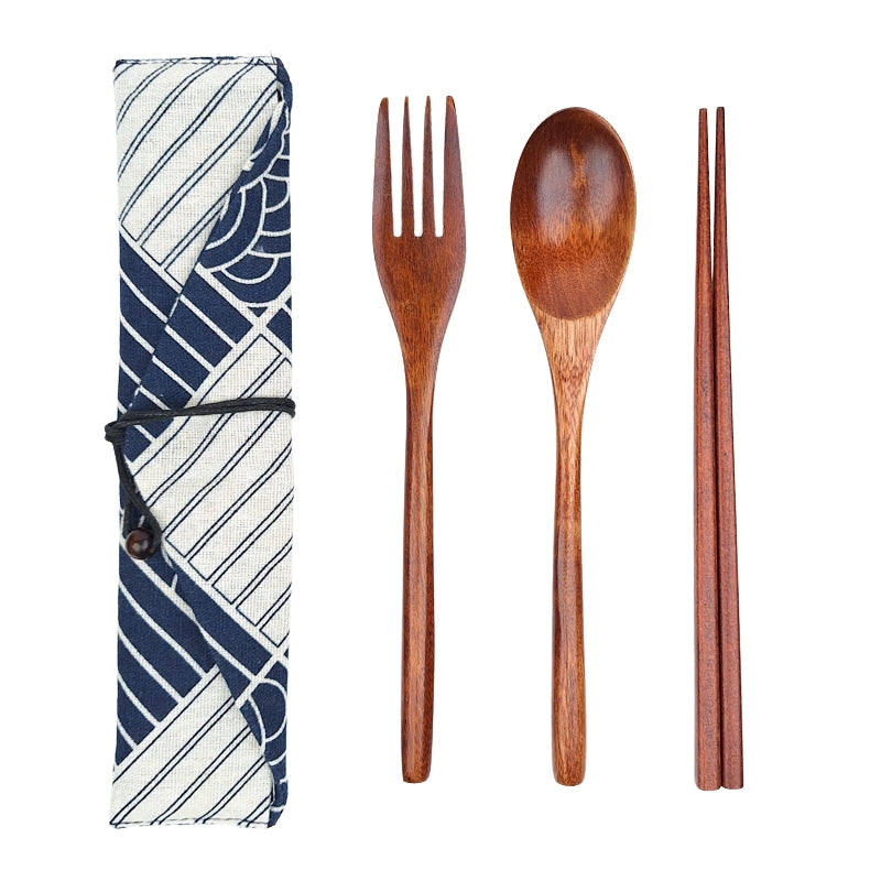 Japanese Cutlery Set Patchwork