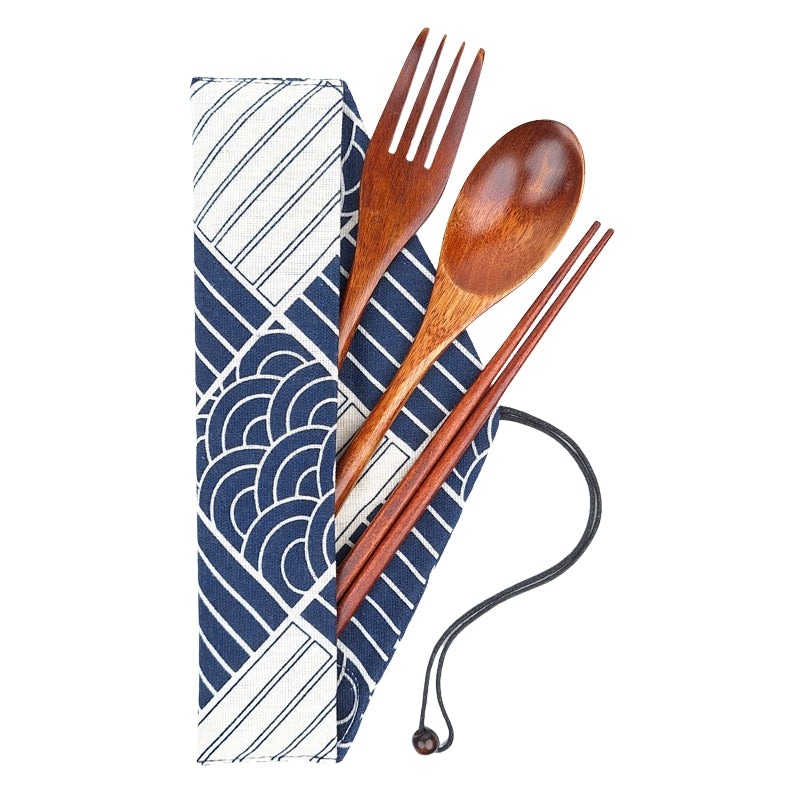Japanese Cutlery Set Patchwork