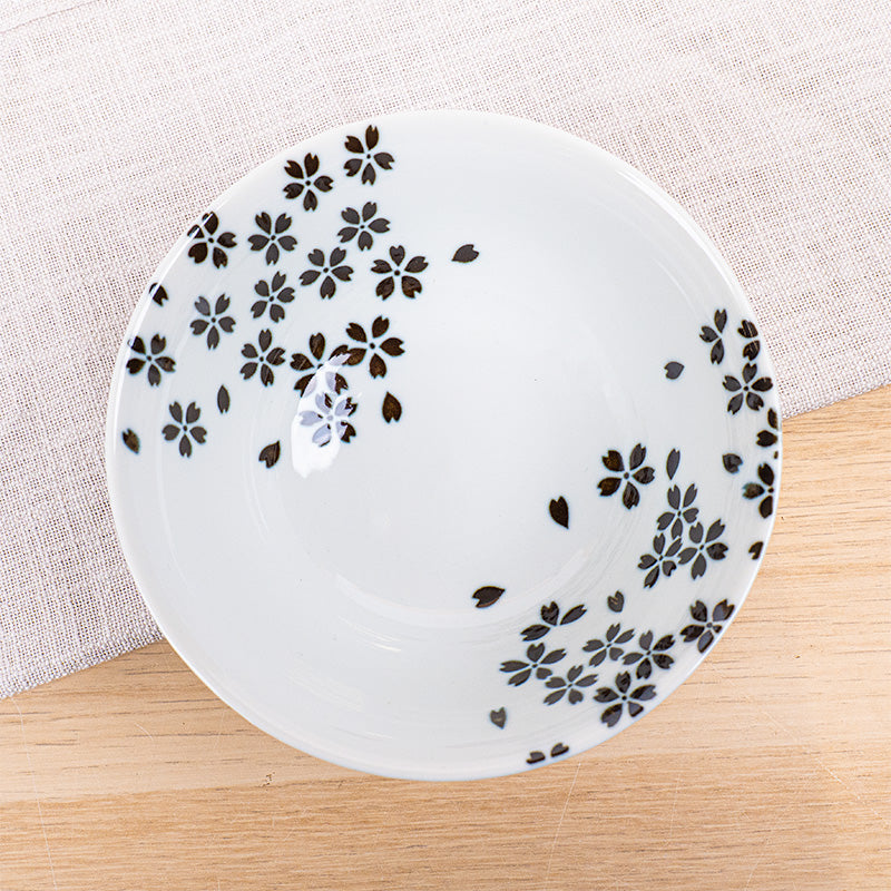 Set of 2 Japanese Bowls - Black & White