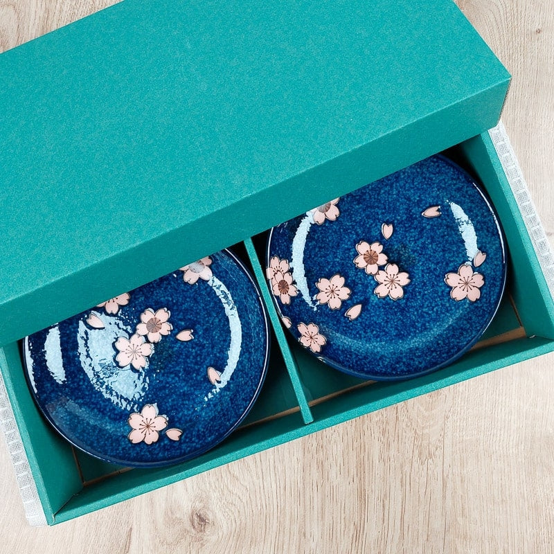 Set of 5 Japanese Plates - Sakura | Japan Avenue