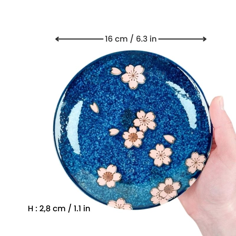 Set of 5 Japanese Plates - Sakura | Japan Avenue