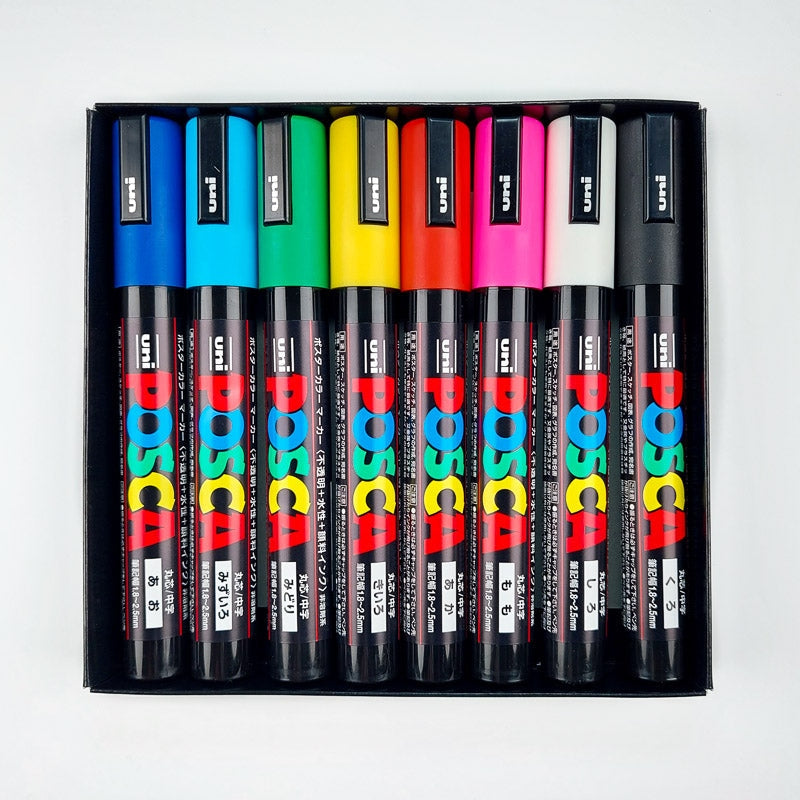 Set of 8 Posca Markers | Japan Avenue