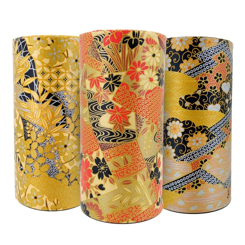 Set of Three Tea Caddies - Kogane